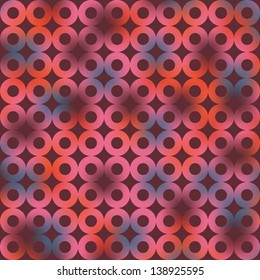 Abstract light circle pattern. Colorful mosaic banner. Geometric retro background. Vector illustration