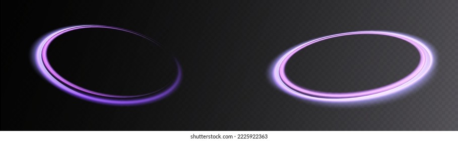 Abstract light circle swirl neon lighting effect, spiral light lines. Beautiful round galaxy. Abstract ring background.	
