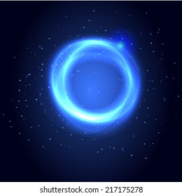 Abstract light circles background. Vector. Vector illustration.