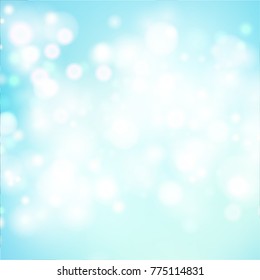 Abstract light circles on colorful background