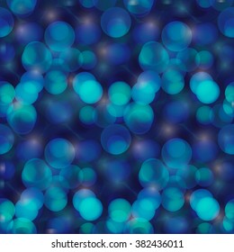 Abstract light circles seamless pattern vector illustration for continuous replicate