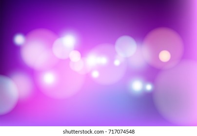 Abstract light circular bokeh background illustration 