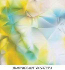 Abstract Light Color Polygon Triangle Background