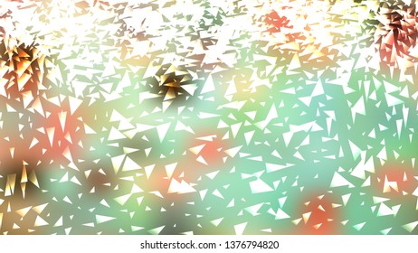 Abstract Light Color Triangle Background