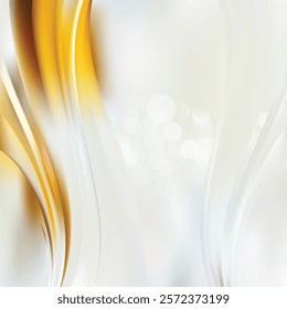 Abstract Light Color Wave Background Template