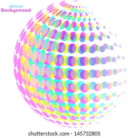 Abstract light colorful background