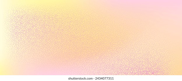 Abstract light colorful background with grainy texture. Dots halftone pattern