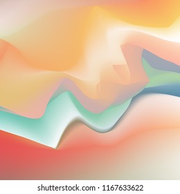 Abstract light colorful holographic foil background vintage color tone. Vector design.
