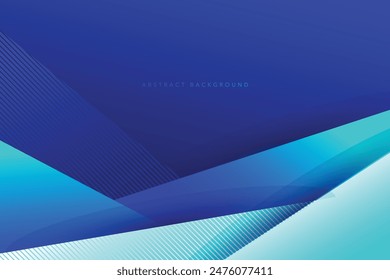 Abstract light and dark blue color gradient background. Modern minimalistic vector and geometric design template.