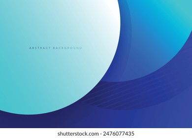 Abstract light and dark blue color gradient background. Modern minimalistic vector and geometric design template.
