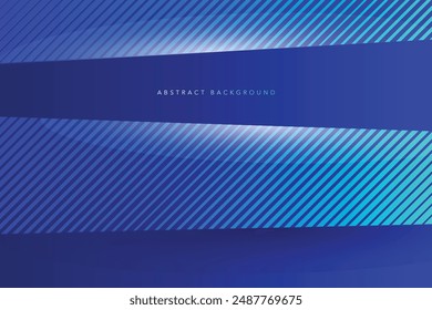 Fondo de degradado de color azul oscuro y claro Abstractas. Vector minimalista moderno y Plantilla de diseño geométrico