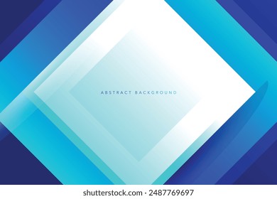 Abstract light and dark blue color gradient background. Modern minimalistic vector and geometric design template