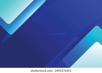 Abstract light and dark blue color gradient background. Modern minimalistic vector and geometric design template