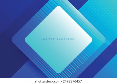 Abstract light and dark blue color gradient background. Modern minimalistic vector and geometric design template