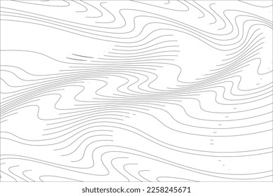 Diseño abstracto de luz con líneas de onda gruesa. Ilustración del vector
