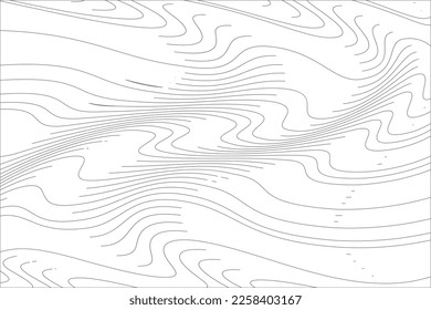 Abstract light design with thick wave lines. Vector illustration