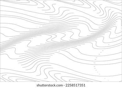 Diseño abstracto de luz con líneas de onda gruesa. Ilustración del vector