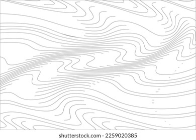 Abstract light design with thick wave lines. Vector illustration