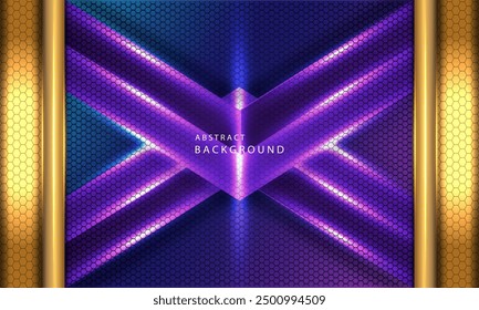 abstract light diagonal stripes background. With gradations of bright gold and purple.