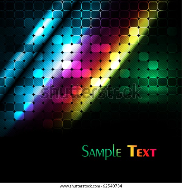 Abstract Light Digital Background Vector Stock Vector (Royalty Free ...