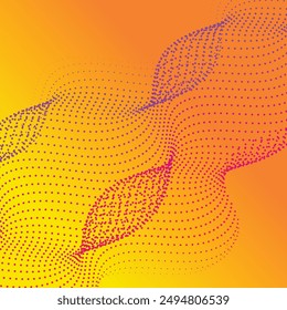 Fondo de puntos de luz Abstractas - negro púrpura amarillo rojo Onda de círculo desenfocado.
Fondo de Vector Abstractas. Gradiente de semitonos. Vibrante textura de moda, con mezcla 
