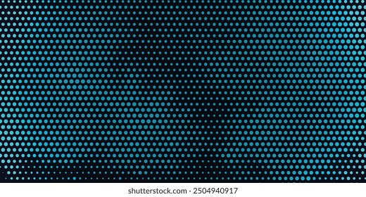 Abstract Light Dots Background Blue Circle Wave Display LED Defocused modern dots blue vector design