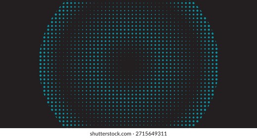 Fondo Abstractas de puntos de luz - Pantalla de onda circular azul led desenfocado