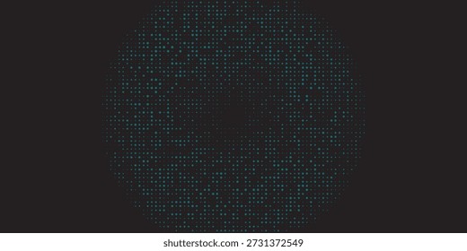 abstrakte Licht Punkte Hintergrund blauen Kreis Welle Anzeige führte defocted.eps.10.