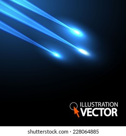 Abstract light effect background. Vector illustration