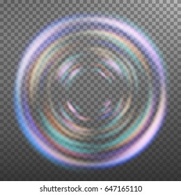 Abstract Light Effect Vector. Isolated On Transparent Background. Vector Illustration