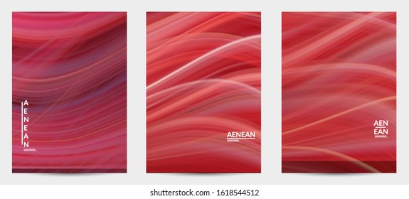 Abstract light effect wave flyer. Laser beams motion speed of sound in the space. Technology computer science data communication background. Fluid blurred futuristic shimmering rays.