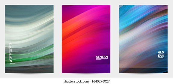 Abstract light effect wave flyer. Laser beams motion speed of sound in the space. Technology computer science data communication background. Fluid blurred futuristic shimmering rays.