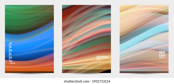 Abstract light effect wave flyer. Laser beams motion speed of sound in the space. Technology computer science data communication background. Fluid blurred futuristic shimmering rays.