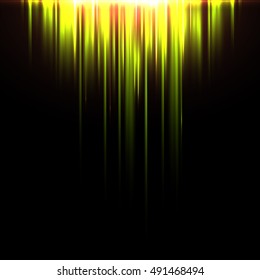 Abstract light explosion. Holiday light rays. Vector design layout for your flyers, covers, posters, brochures.