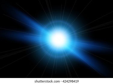 Abstract light flare background, beautiful rays of light