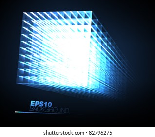 Abstract Light Geometry Vector Illustration Stock Vector (Royalty Free ...