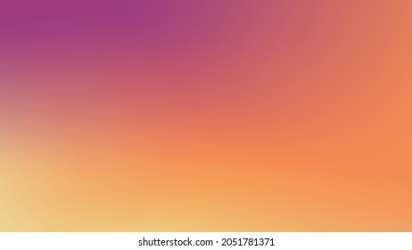 Abstract light gradient purple, yellow, orange background