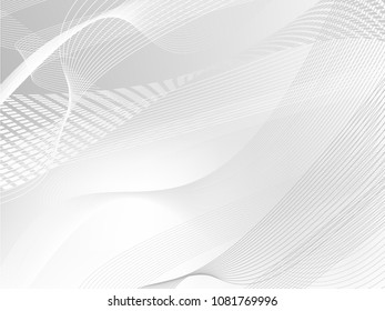 Abstract light gray background for a modern presentation, vector illustration