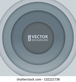 Abstract light gray circles background. RGB EPS 10 vector illustration