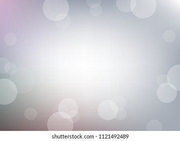 abstract light gray colorful bokeh defocused background.beautiful vector