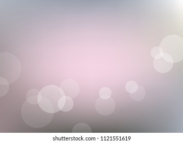 abstract light gray  colorful bokeh defocused background.beautiful vector