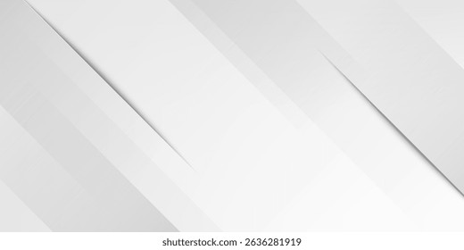 Abstrato luz cinza diagonal linha de geometria listra tecnologia vetor de fundo sutil