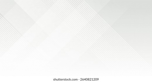 Abstract light gray diagonal line stripe geometry tech subtle background vector eps 10