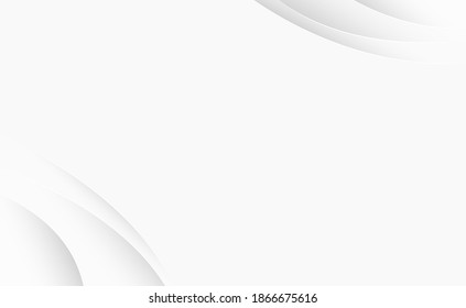 Resumen de líneas de gris claro curva oscilar el borde liso del marco de la ilustración vectorial de fondo de la pancarta.