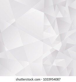 Abstract light Gray polygonal background. Vector EPS 10 cmyk