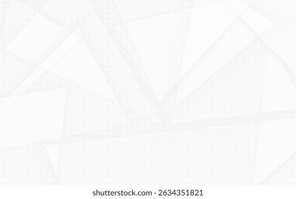 Las Formas geométricas Abstractas de color gris claro y blanco con un sutil patrón de puntos crean un fondo moderno limpio.