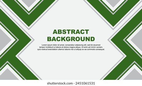 Abstract Light Green Background Design Template. Banner Wallpaper Vector Illustration. Light Green Vector