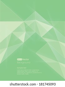 Abstract light green background diamond style