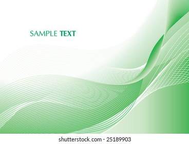 Abstract light green card