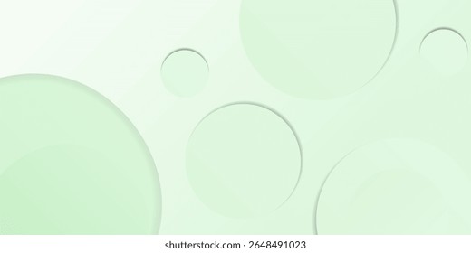 Fondo Abstractas del círculo verde claro. Traje para el Anuncio, Web, folleto, presentación